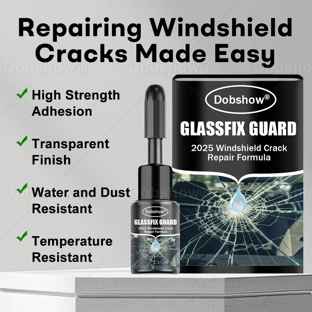 🔥Dobshow® GlassFix Guard: 2026 Windshield Crack Repair Formula
