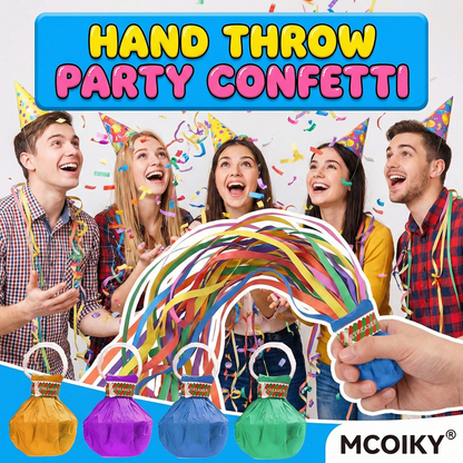MCOIKY®Instant Party Hand Throw Confetti Streamer