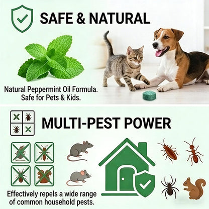 10 - Pack Popular Natural Rodent Repellent Balls! Infused with peppermint and lemon oil, these balls effectively deter squirrels, rats, spiders, and other pests. Safe, long - lasting, and easy - to - use for both indoor and outdoor applications.
