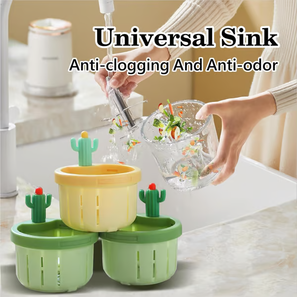 MCOIKY® Cactus Kitchen Sink Drain Strainer PRO