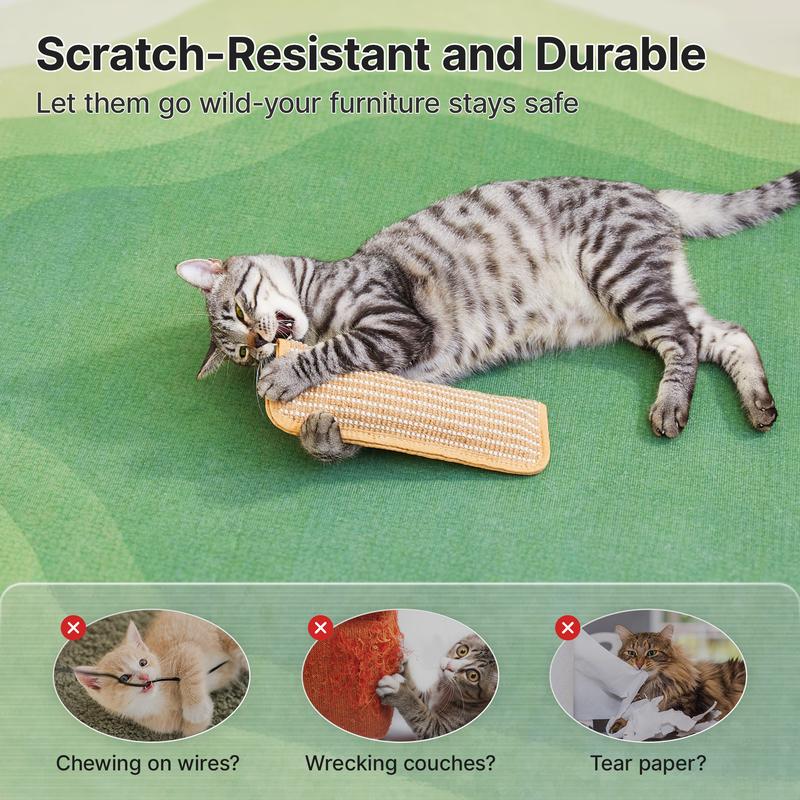 (𝙎𝙥𝙚𝙘𝙞𝙖𝙡 𝙋𝙧𝙤𝙢𝙤𝙩𝙞𝙤𝙣💖)Interactive Catnip Chew Toy with [6000mg A+ Organic Catnip], Soft Sisal Material Scratching and Kicker Cat Toys for Indoor Kittens, Drives Bored Cats Crazy with Fun