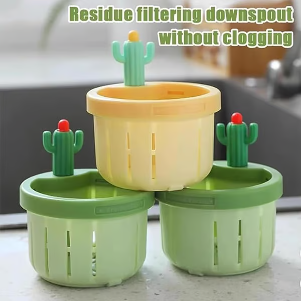 MCOIKY® Cactus Kitchen Sink Drain Strainer PRO