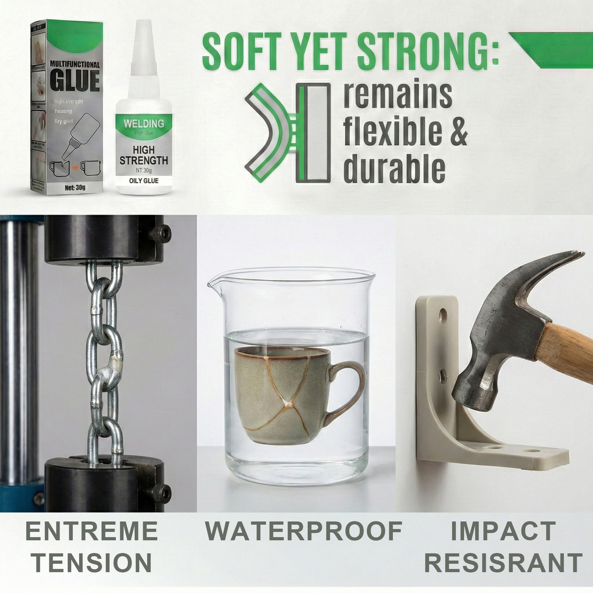 (𝙎𝙥𝙚𝙘𝙞𝙖𝙡 𝙋𝙧𝙤𝙢𝙤𝙩𝙞𝙤𝙣💖)Multipurpose Super Glue Welding High-strength Oily Glue