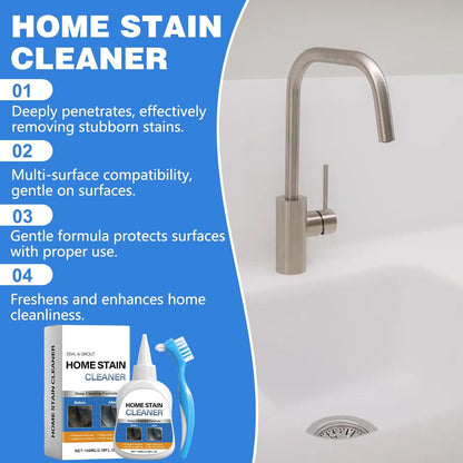 Say Goodbye to Stubborn Mold!  Miracle Mold Remover Gel + Scrub Brush | Best for Shower Caulk, Tile & Washer Seals (7oz)