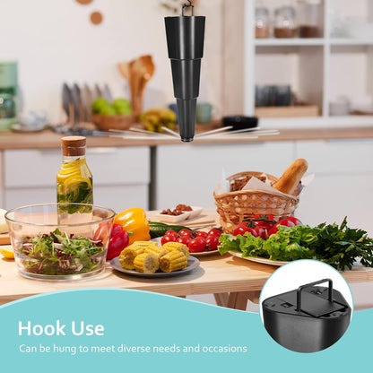💐 Spring Deal | Treva Bug Fan Fly Deterrent with Holographic Blades to Clear Bugs, Mosquitoes, and Flies, Battery Powered Fly Fan