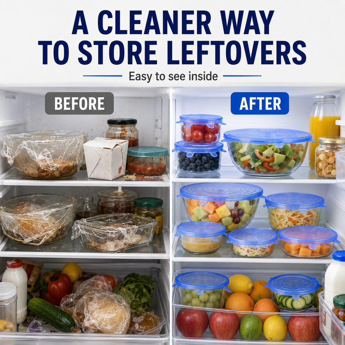 [DealsForYouDays] NiftyCuration Universal Reusable Silicone Lids – 6-Pack Self-Sealing Food Covers for Various Container Sizes