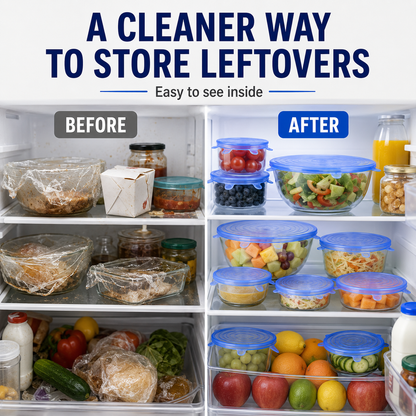 [DealsForYouDays] NiftyCuration Universal Reusable Silicone Lids – 6-Pack Self-Sealing Food Covers for Various Container Sizes