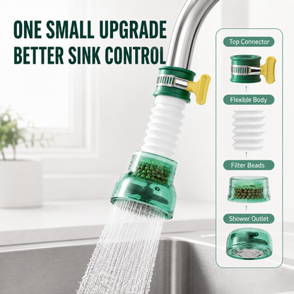 NiftyCuration 360° Faucet Filter Extender