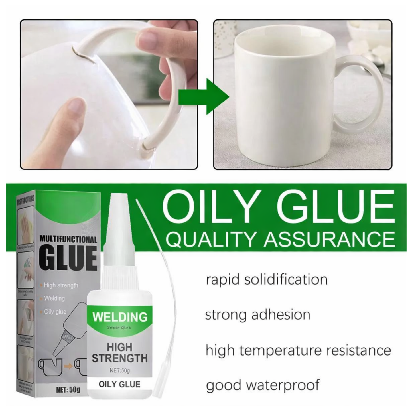 MCOIKY® Multipurpose Glue Welding High-strength Oily Glue
