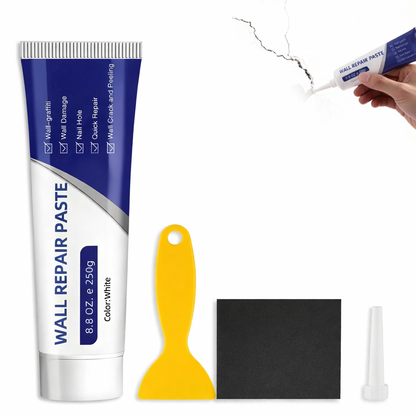 Eco-Friendly White Wall Repair Paste Waterproof Anti-Mold Odorless Environmentally Friendly Fix Cracks Holes Peeling Paint Fast