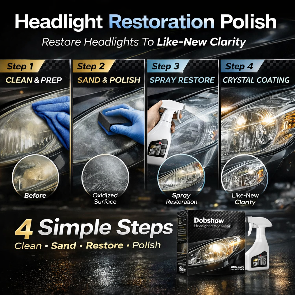 🔥 Hot Deal | Dobshow® Headlight Restoration Polish