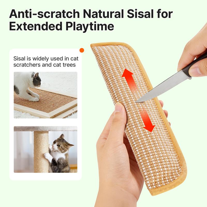 (𝙎𝙥𝙚𝙘𝙞𝙖𝙡 𝙋𝙧𝙤𝙢𝙤𝙩𝙞𝙤𝙣💖)Interactive Catnip Chew Toy with [6000mg A+ Organic Catnip], Soft Sisal Material Scratching and Kicker Cat Toys for Indoor Kittens, Drives Bored Cats Crazy with Fun