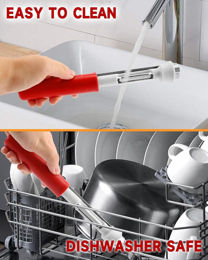 2 in 1 Apple Corer and Peeler Tool, Fruit Vegetable Corer and Peeler Tool Stainless Steel Apple Peeler Apple Corer Remover Tool Multifunction Corer Tool for Vegetable Fruit Kitchen Gadget